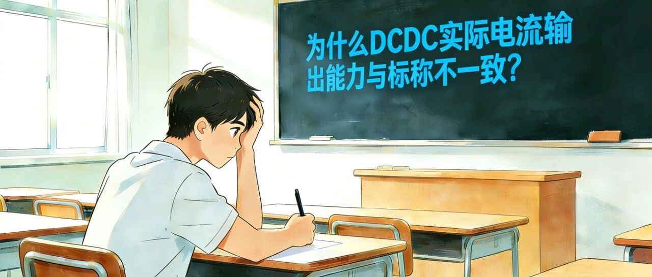 为什么DCDC实际电流输出能力与标称不一致？