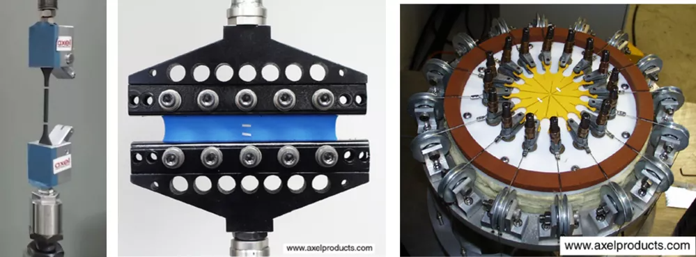 Uniaxial, planar, and biaxial elastomer physical tests