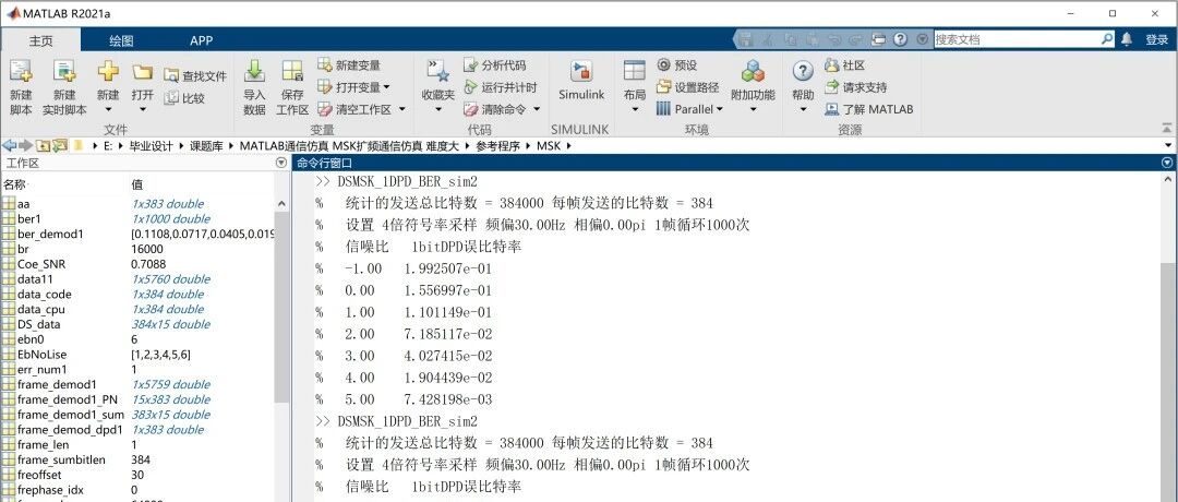 大学毕业设计一席谈之二十三 MSK调制解调器的matlab仿真(6)MSK扩频