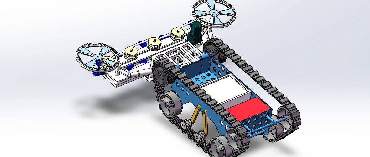 【农业机械】履带轮除草机三维模型图纸 Solidworks23设计