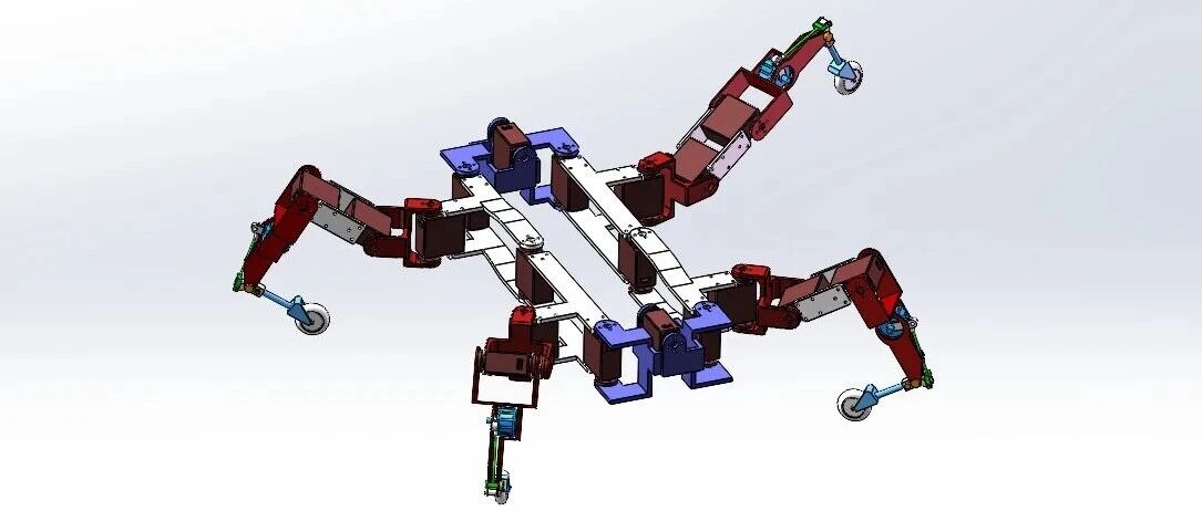 【机器人】变胞机器人3D数模图纸 Solidworks22设计