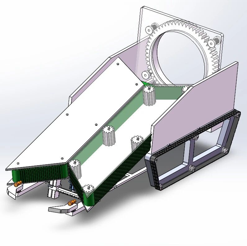 【农业机械】韭菜收割捆扎机3D数模图纸 Solidworks22设计