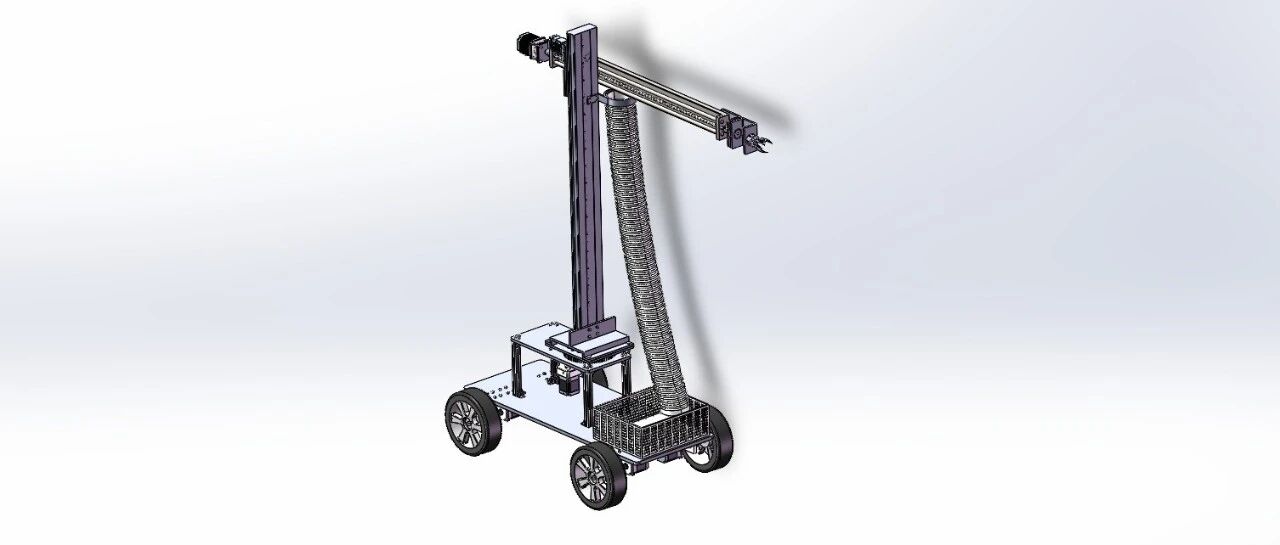 【机器人】苹果采摘机器人3D数模图纸 Solidworks23设计
