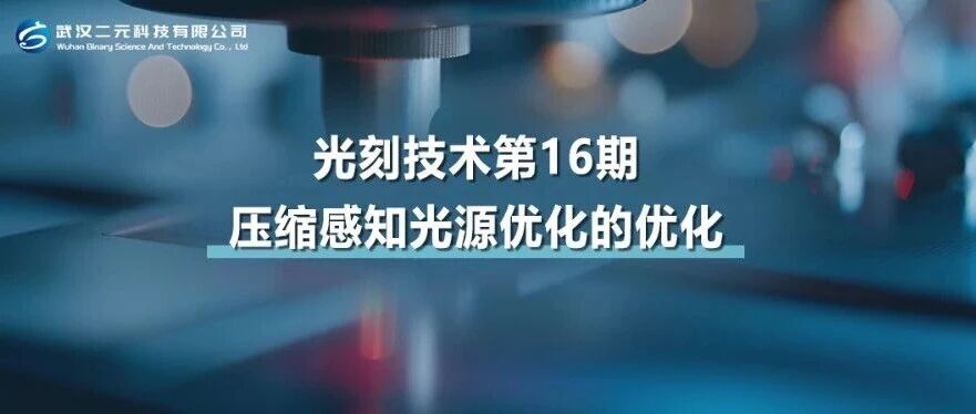 光刻技术第16期 | 压缩感知光源优化的优化技术