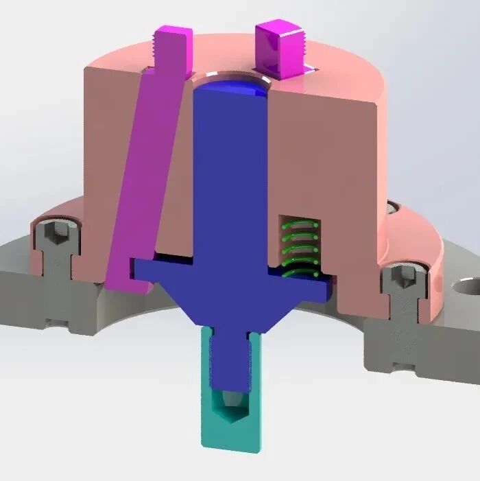 【工程机械】Fixture-844自动夹紧装置夹具3D图纸 STEP IGS格式