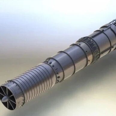 【发动机电机】JET ENGINE WITH AFTERBURNER喷气发动机3D数模图纸