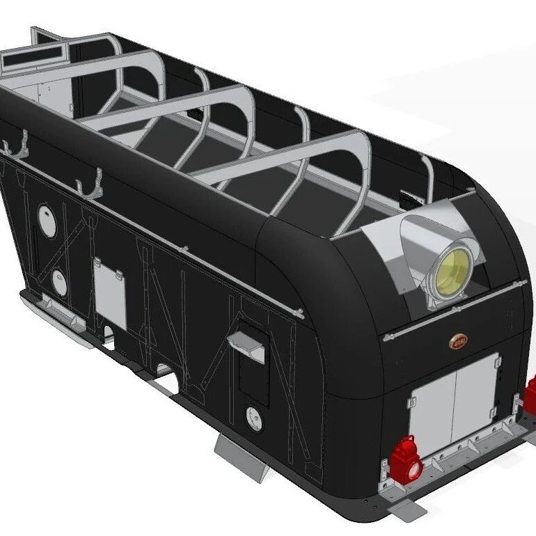 【工程机械】GM AM型煤仓3D数模图纸 STP格式