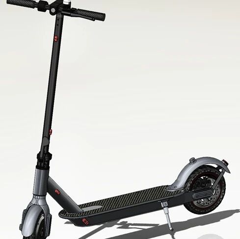 【其他车型】Hyllux E-Scooter电动滑板车3D数模图纸 STEP格式