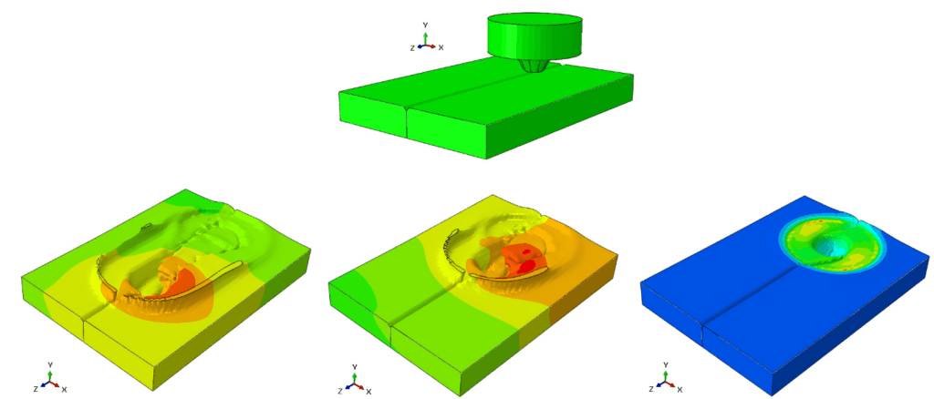 Nodal temperatures in Advanced FSW Simulation