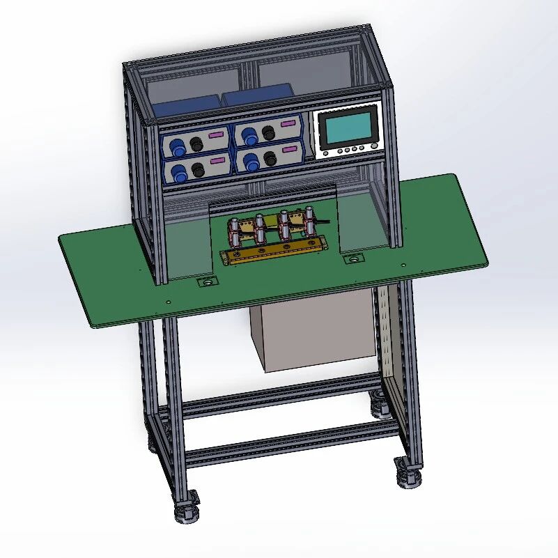 【非标数模】点胶设备3D图纸 Solidworks20设计