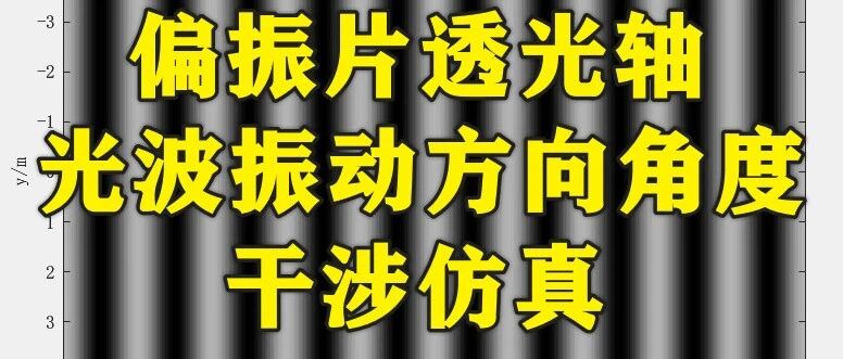 1-382基于Matlab的偏振片透光轴与光波振动方向之间角度干涉仿真