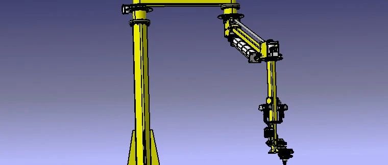 【工程机械】10kg轴类搬运助力臂3D数模图纸 STP格式