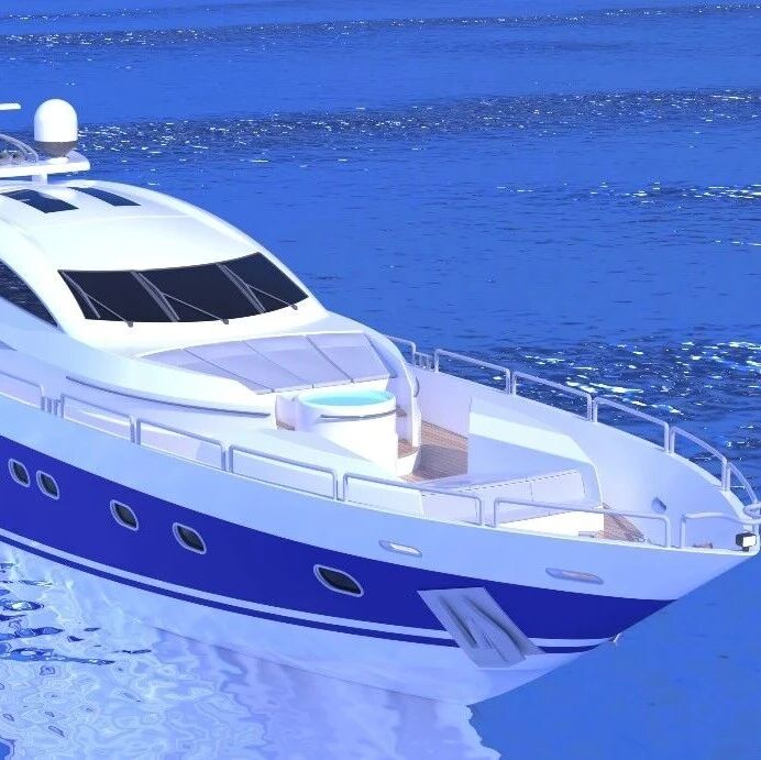 【海洋船舶】Luxury Motor Yacht豪华游艇造型3D图纸 STEP格式