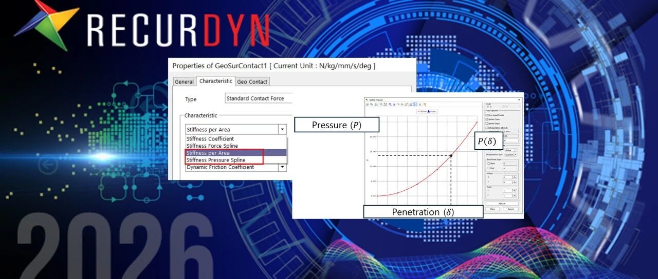 RecurDyn2026新功能- 接触建模求解相关的能力提升