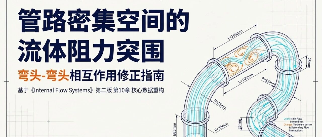 【液冷流体回路系统设计指南10】弯管-弯管相互作用修正流阻计算指南