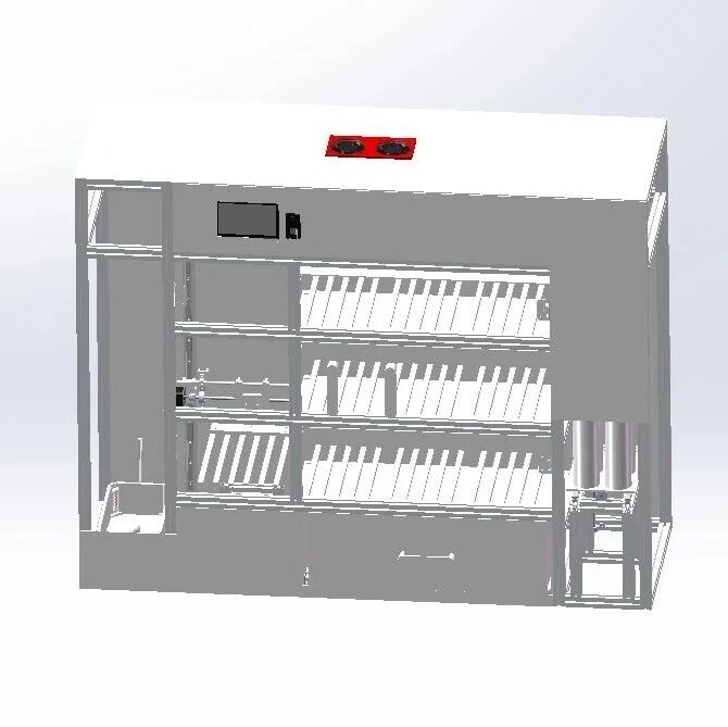 【非标数模】鞋库管家3D数模图纸 Solidworks16设计