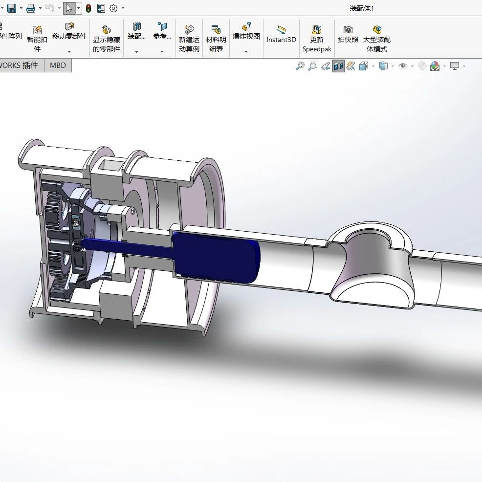 【差减变速器】行星减速器后桥3D数模图纸 Solidworks19设计