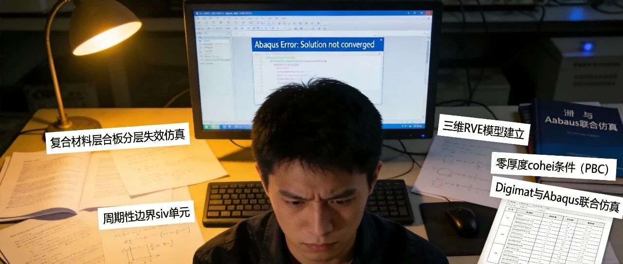 最后30天！复合材料分层失效仿真，三维RVE建模咋破？