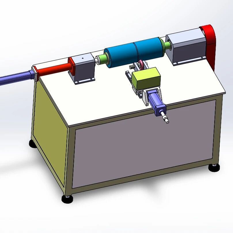 【工程机械】密封槽滚压机3D数模图纸 Solidworks20设计