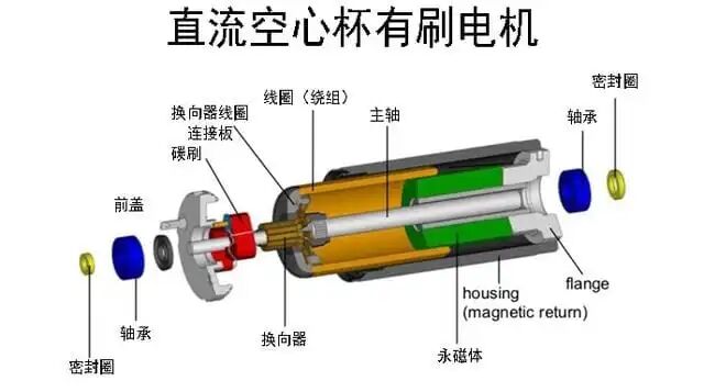 空心杯电机结构图