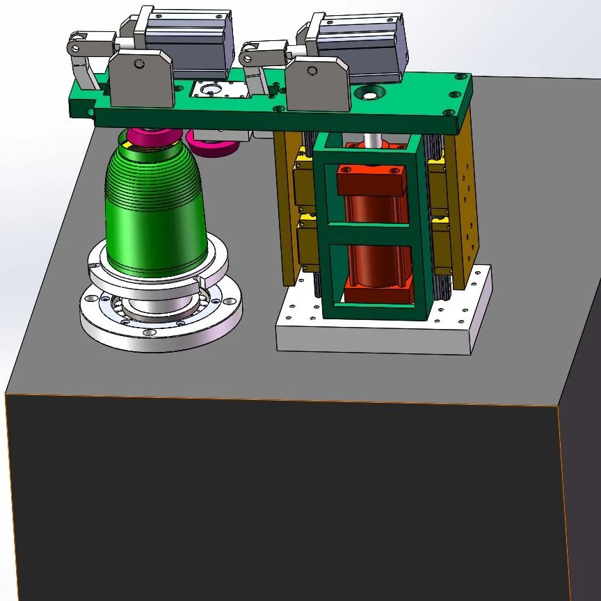 【非标数模】瓶子切边机3D数模图纸 Solidworks20设计