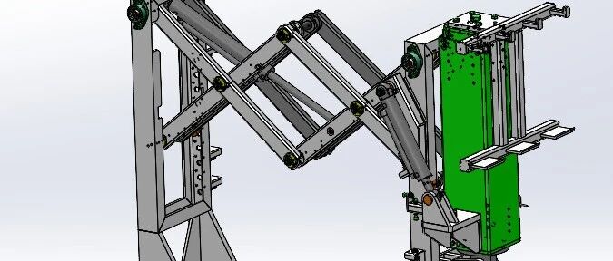 【非标数模】帮网机械手3D数模图纸 Solidworks20设计