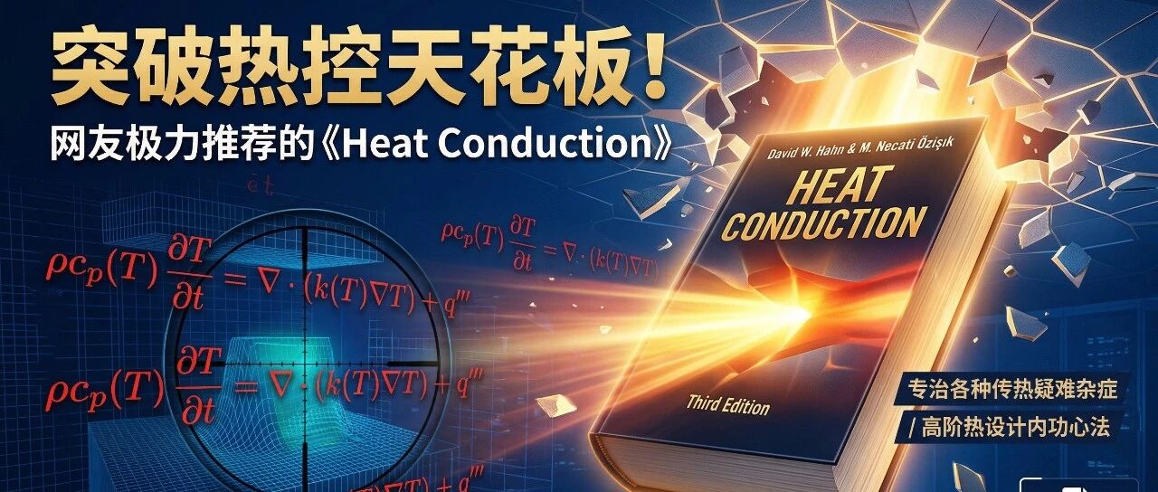 【传热学教材03】网友极力推荐的《Heat Conduction》，专治各种不服的传热“疑难杂症”