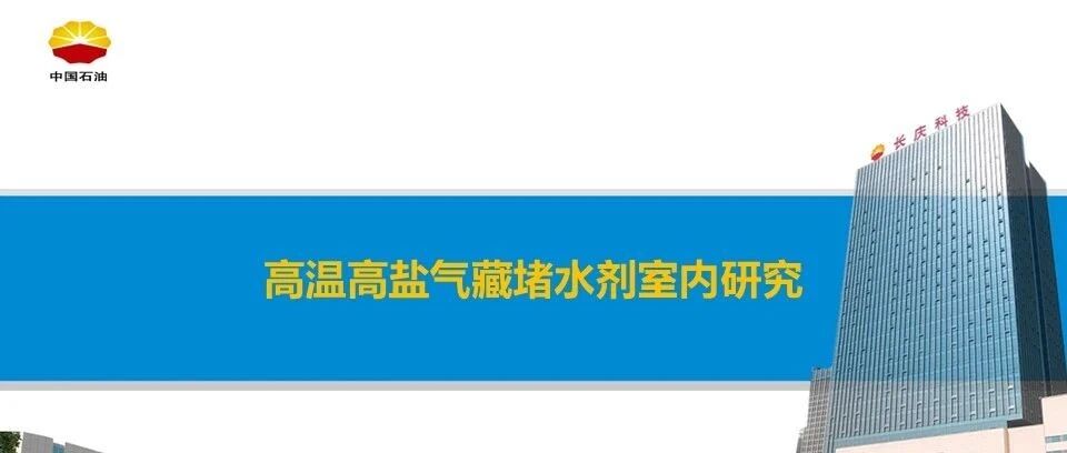 高温高盐堵水剂室内研究