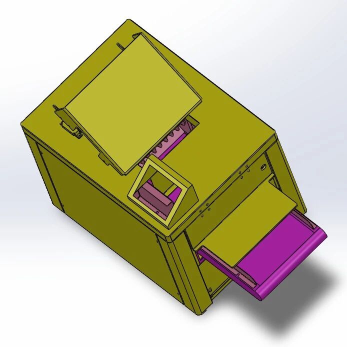 【非标数模】面团分割机3D数模图纸 Solidworks24设计