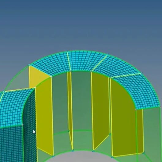 学会这招，轻松删掉 Hypermesh 多余分割线