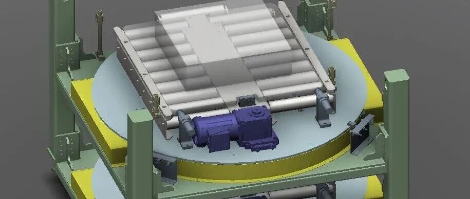【非标数模】90° 转角滚筒移栽输送机3D数模图纸 STP格式