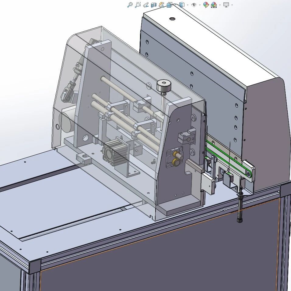【非标数模】单线叠板机3D图纸 x_t格式