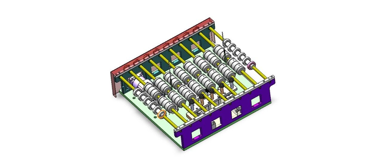 【非标数模】滚轮式流线3D数模图纸 Solidworks21设计