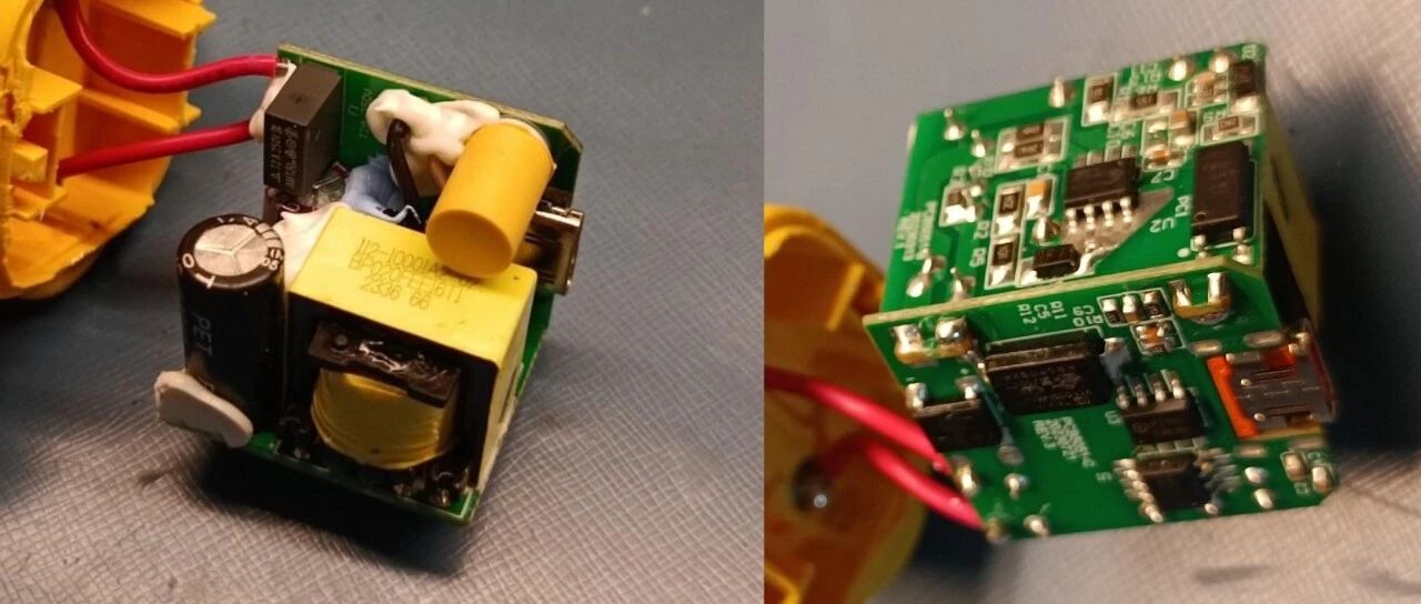 拆解一个印度阿三造的20W USB-PD充电头，怎么会用黄色作为外壳颜色？