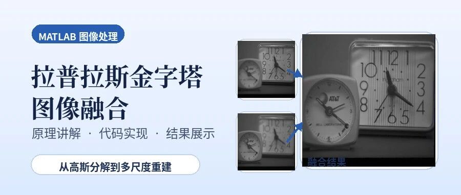 一文搞懂拉普拉斯金字塔图像融合：MATLAB完整实现