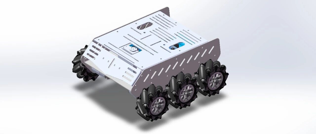 【其他车型】arduino微控制器麦克纳姆轮底盘小车3D图纸 STP格式