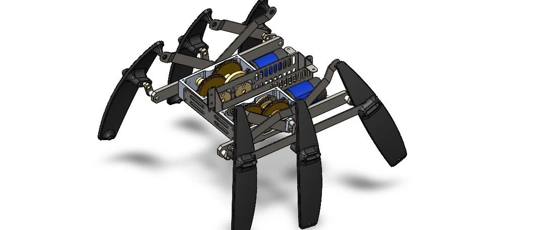 【机器人】Robotic stag beetle仿生甲虫机器人3D数模图纸