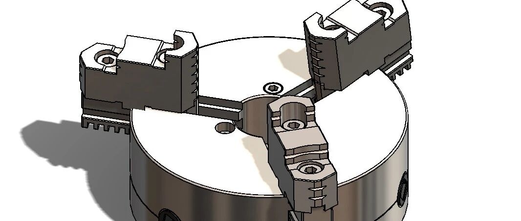 【工程机械】3 Jaws lathe chuck车床三爪卡盘3D数模图纸 Solidworks设计