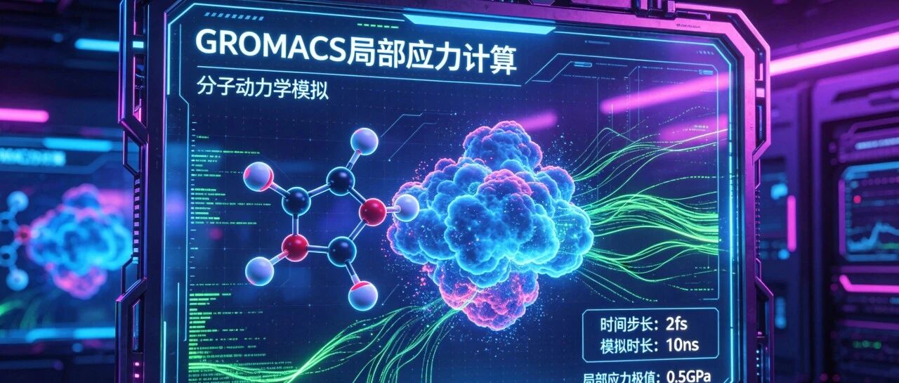 刘建川・分子模拟实战｜GROMACS计算局部应力（MDStress）