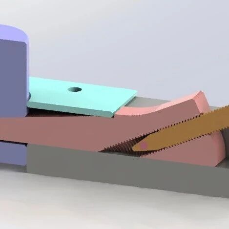 【工程机械】Jack带自锁千斤顶结构3D数模图纸 IGS STEP格式