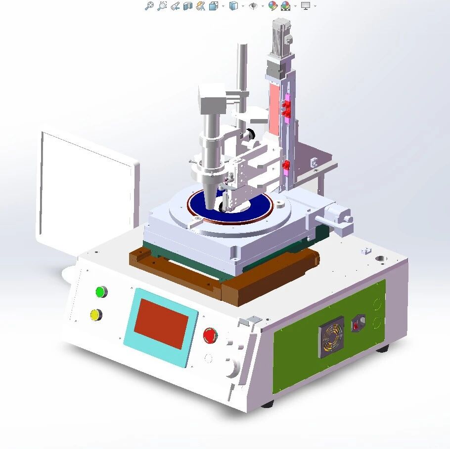 【非标数模】晶圆裂片机3D数模图纸 step格式