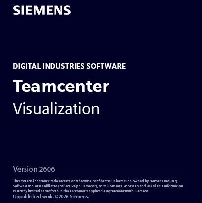 Teamcenter_Visualization_2606已经发布