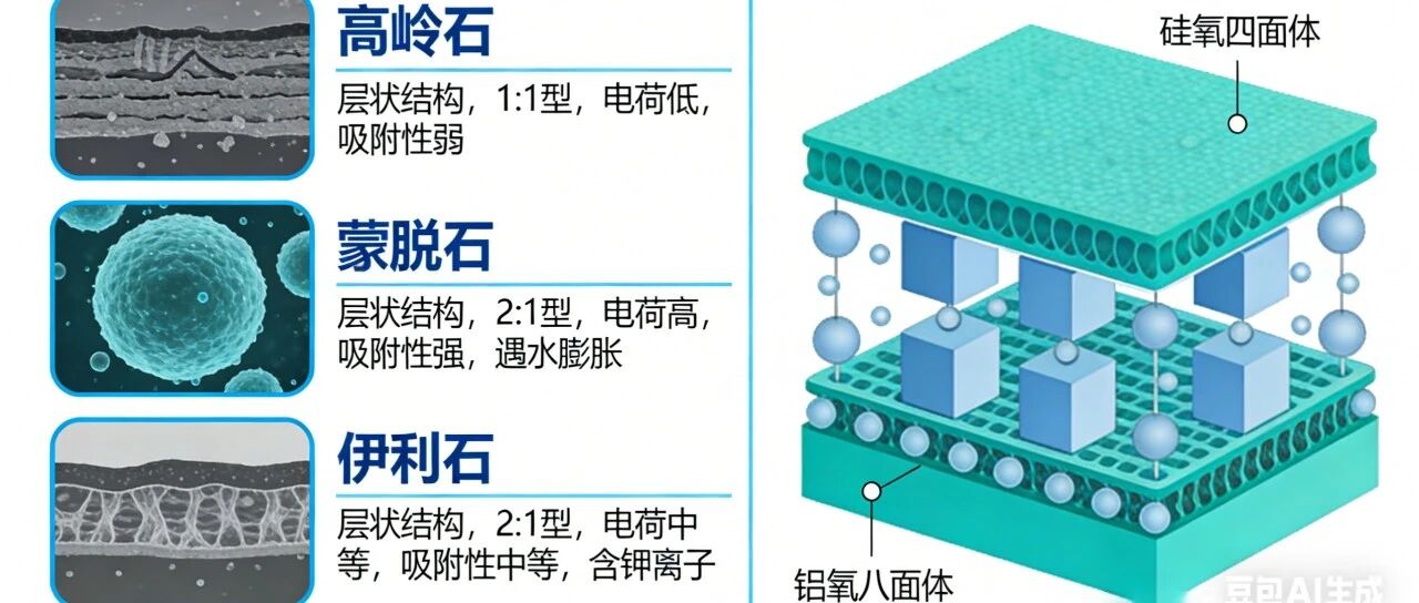 黏土矿物类型与特点