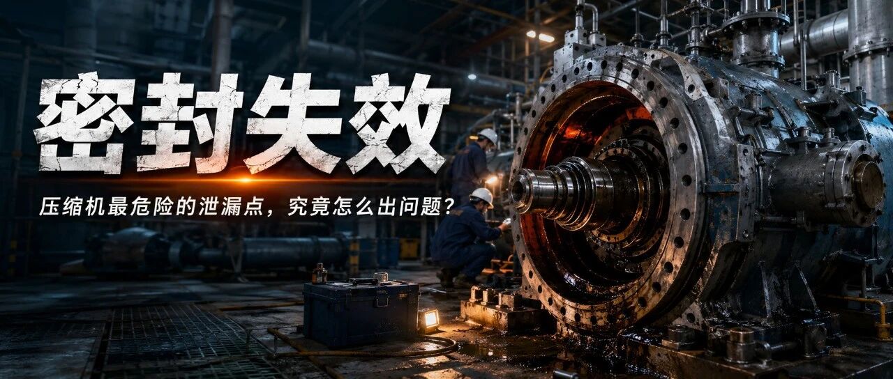 【预测性维护·压缩机专栏】NO.4 密封失效——漏了就是大事