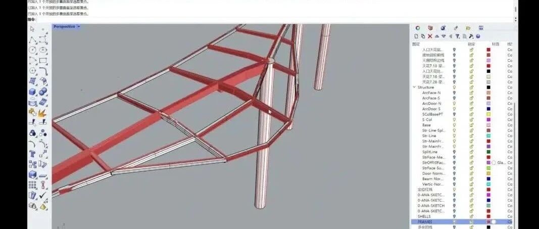 激光切割机做钢结构的犀牛深化设计建模