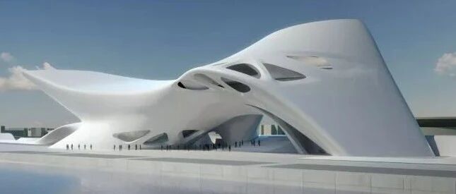 双曲的异型建筑的建模和铝板生产加工的过程