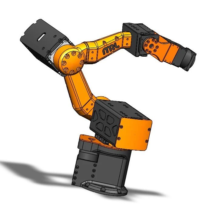 【机器人】DynamixelPRO伺服舵机机械手3D数模图纸 Solidworks设计