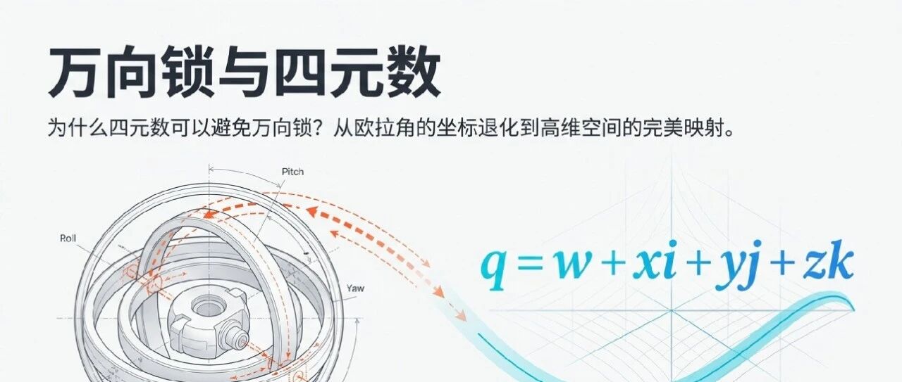 万向锁与四元数：为什么四元数可以避免万向锁