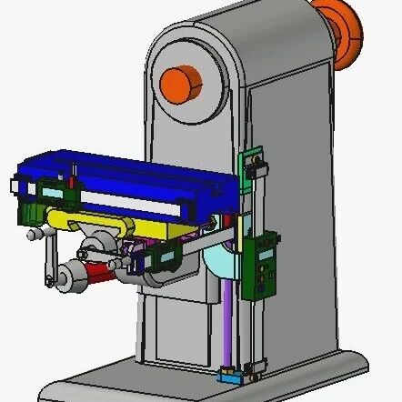【工程机械】Hardinge BB4卧式铣床3D数模图纸 FreeCAD设计 附STEP