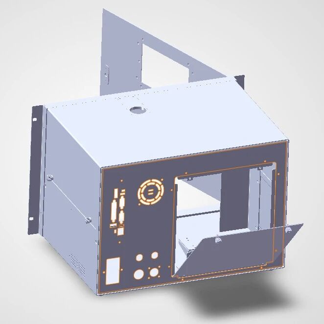 【工程机械】ELETRICAL ENCLOSER电气控制柜结构3D图纸 STEP格式